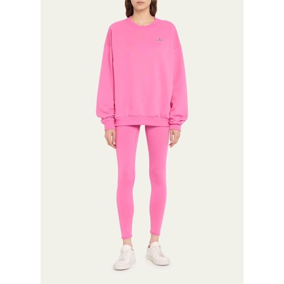 Alo Yoga Accolade Crew Neck Pullover Paradise Pink S - Picture 12 of 13